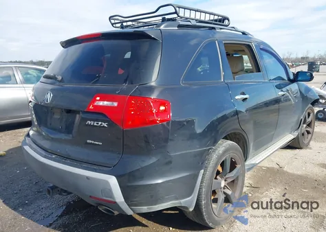 2009 Acura Mdx Technology Package из США, поврежденный, VIN 2HNYD284X9H532112